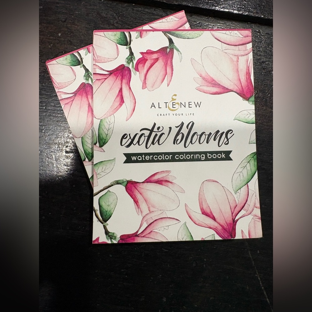 Floral Watercolor Book. New.
